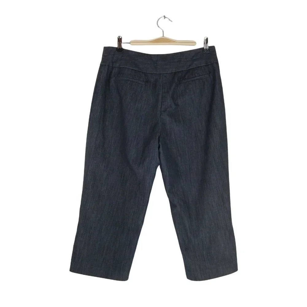 Harve' Bernard Stretch Capri Button Leg Pants - Size 10‎
